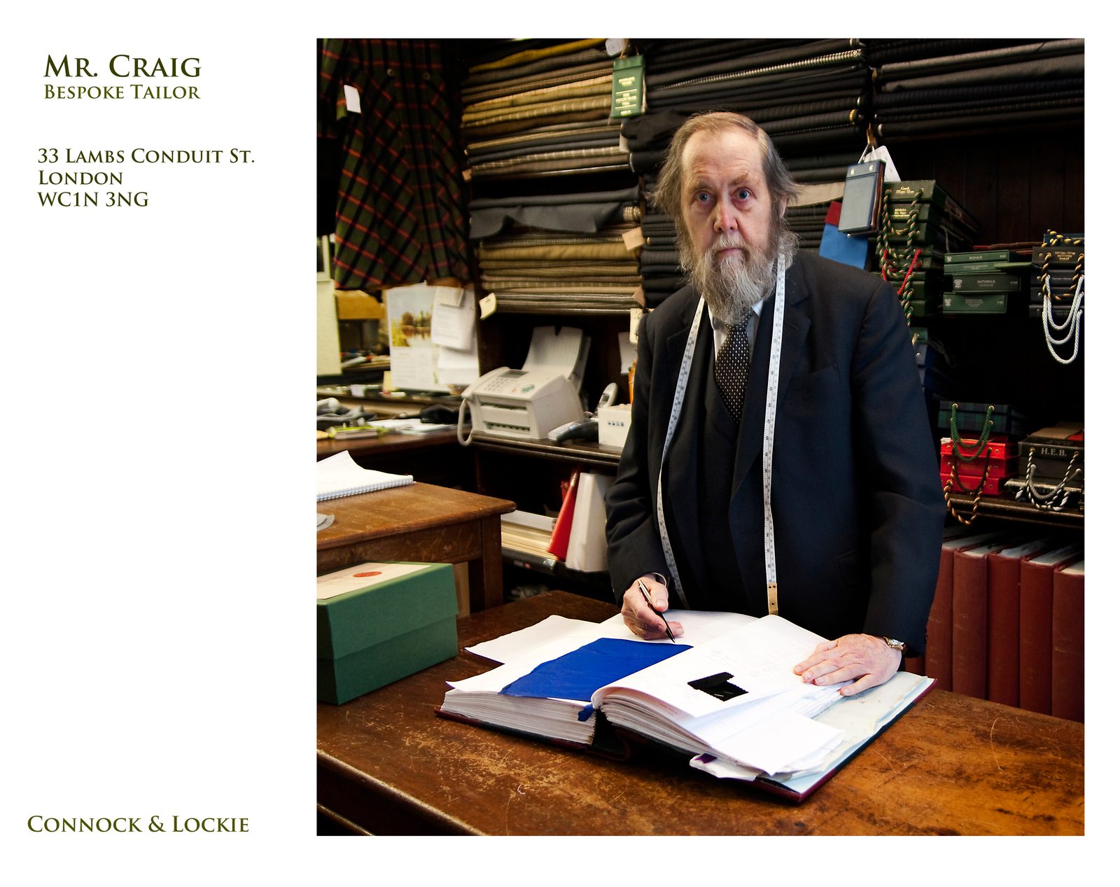 Mr Craig, bespoke Harris Tweed tailor