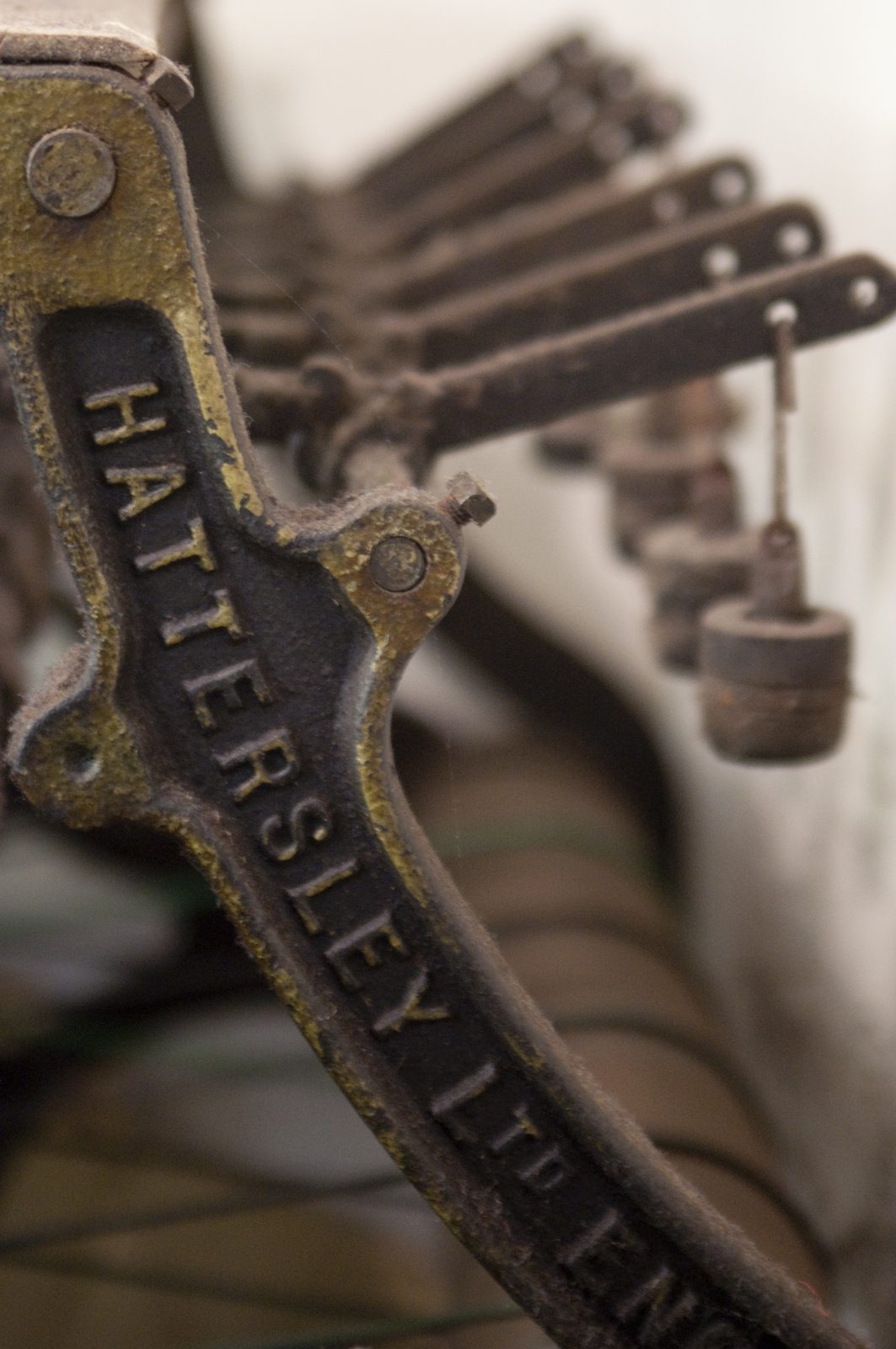 Hattersley equipment used in traditional Harris Tweed weaving