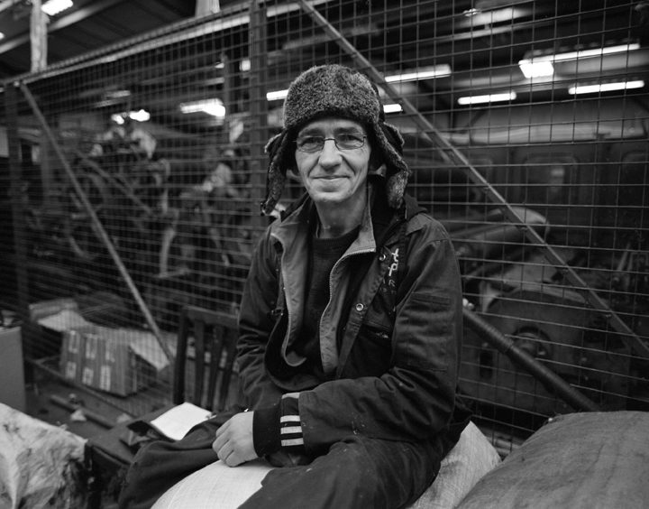 A Harris Tweed  mill worker