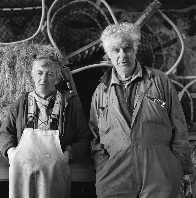 Fishermen among the creels, North Uist