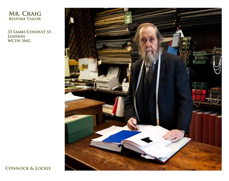 Mr Craig, bespoke Harris Tweed tailor
