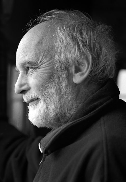 Portrait in profile - Harris Tweed weaver
