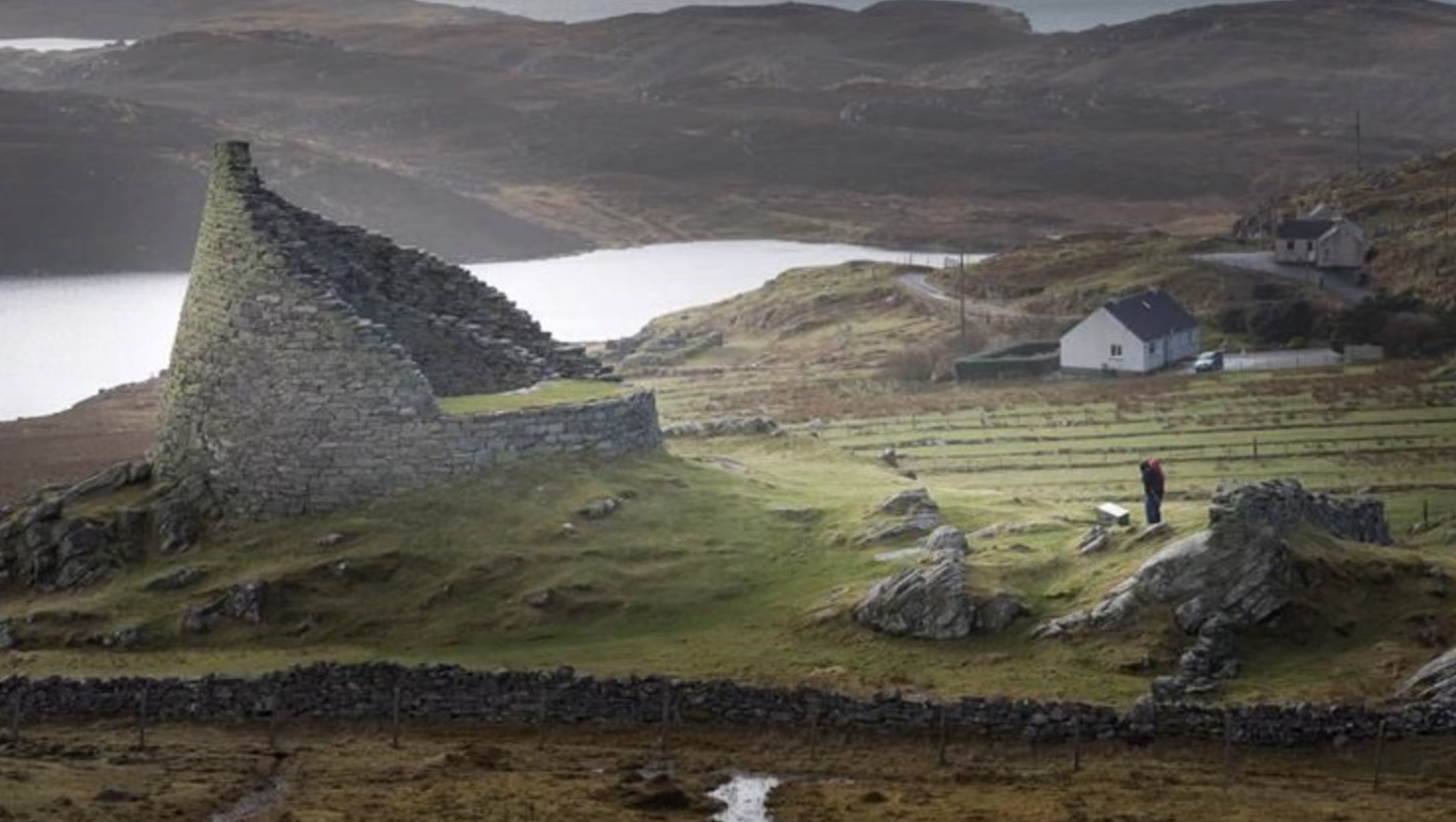 Dun Carloway broch above the loch