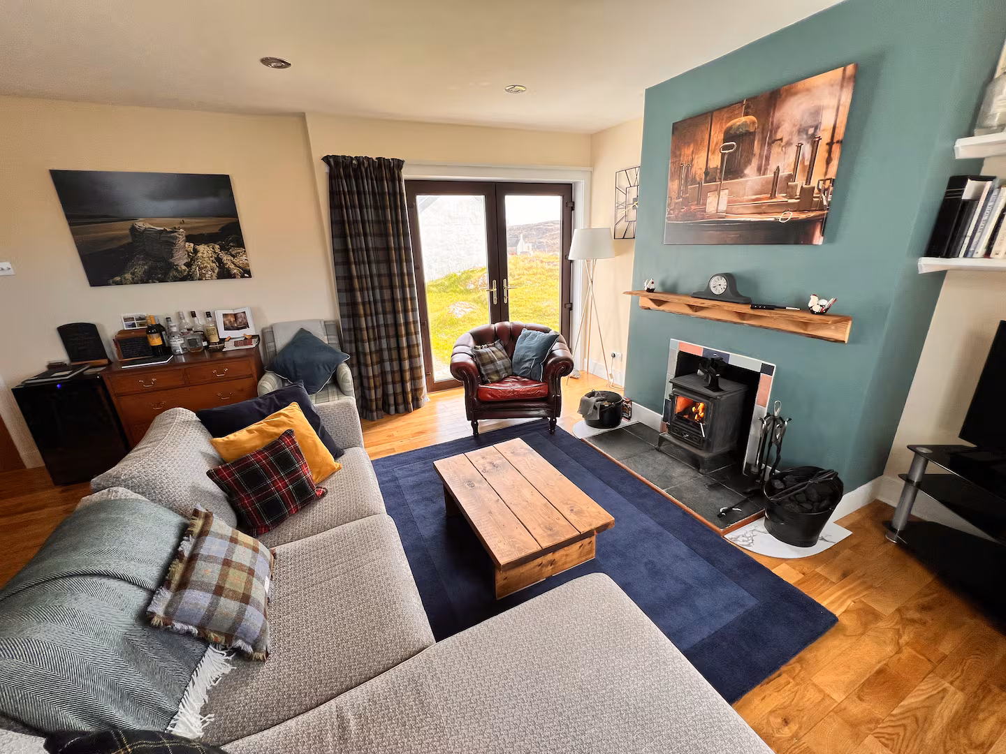 Living room with armchairs